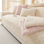 Autumn and Winter Plush Sofa Cushion