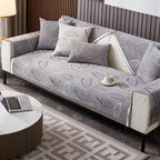 Leaf Classic Chenille Fabric All-Season Sofa Cushion