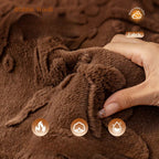 Rabbit Velvet Sofa Cushion Cover - Thickened Plush Non-Slip for Fall and Winter