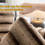 Imitation Sable Plush Sofa Cushion