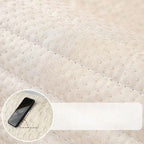 Corduroy Sofa Cushions for All Seasons, L-Shaped Sofa Compatible, Thickened Plush Back Towel Cover