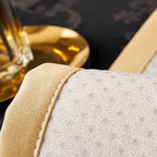 European Luxury Gold-Stamped Velvet Sofa Protector Cover - Anti-Slip Couch Mat