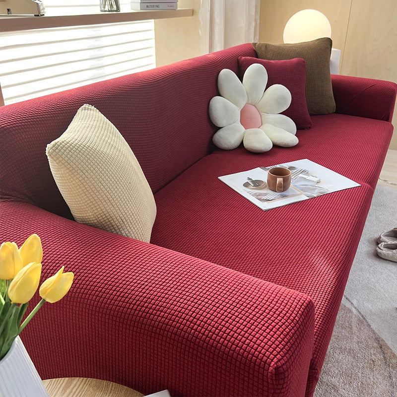 Cilinea Stretch Non-slip Polar Fleece Sofa Cover