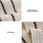 French Texture Washed Cotton Sofa Protector Cover - Soft Quilted Furniture Mat for Couch Protection