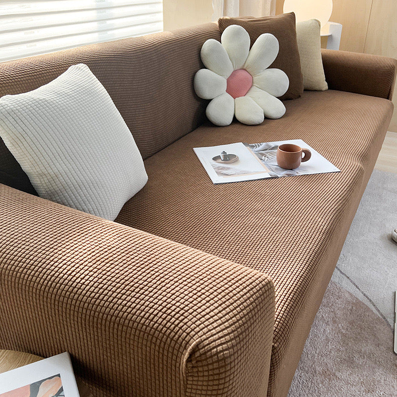 Cilinea Stretch Non-slip Polar Fleece Sofa Cover