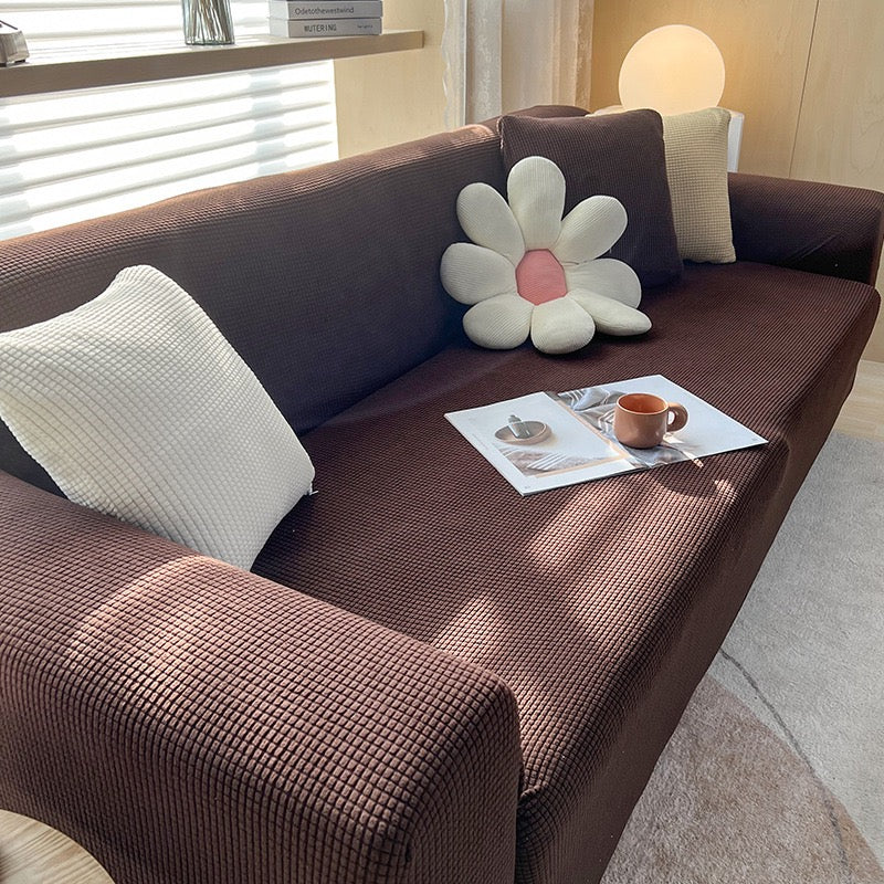 Cilinea Stretch Non-slip Polar Fleece Sofa Cover