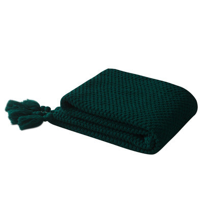Cilinea Tassel Knitted Blanket