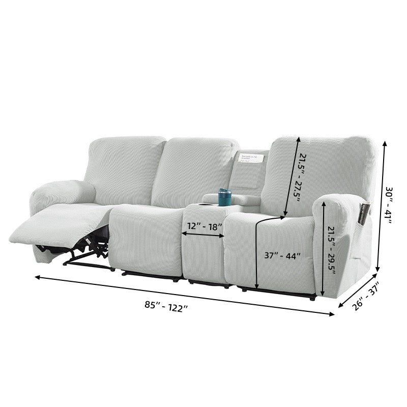 Cilinea Lying Chair Sofa Cover With Center Console