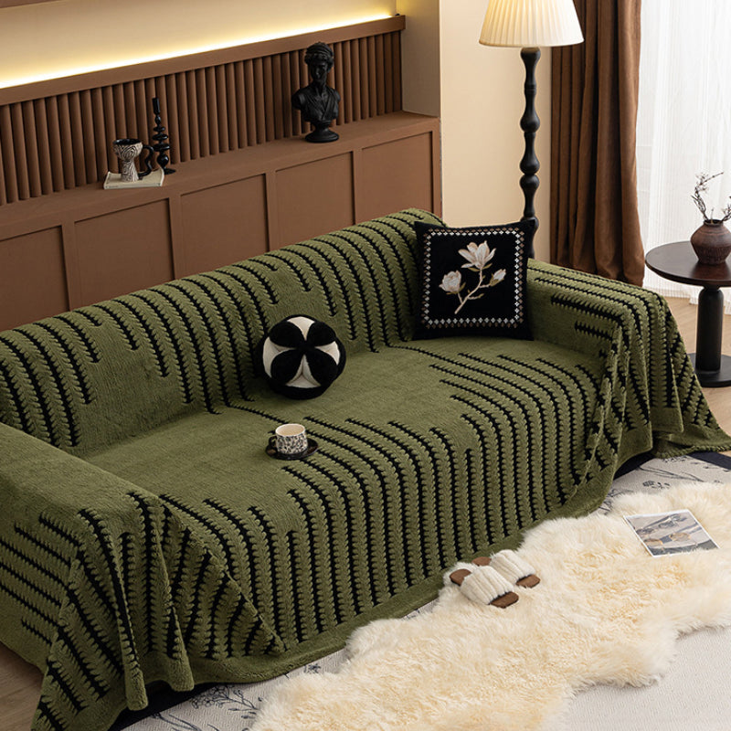Cilinea Vintage Plush Anti Slip Sofa Cover