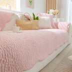 Luxury Thickened Plush Sofa Cushion, Winter Non-Slip