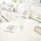 Summer Cartoon Ice Silk Sofa Cushion, Non-Slip, Cooling