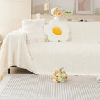 Cilinea Rose Plush Sofa Cover