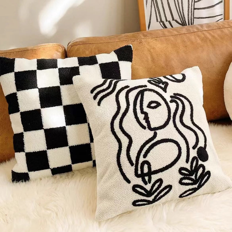 Cilinea Vintage Art Style Pillow