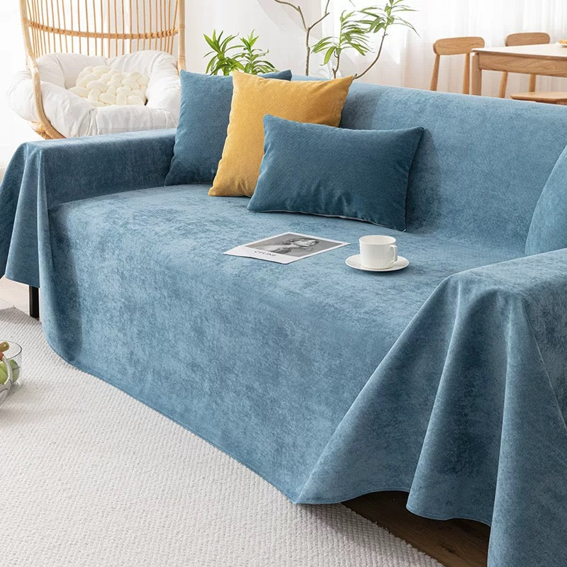 Cilinea Fabric Solid Color Waterproof Sofa Cover