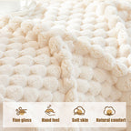 Thickened Plush Sofa Cover, Anti-Cat Scratch Cushion