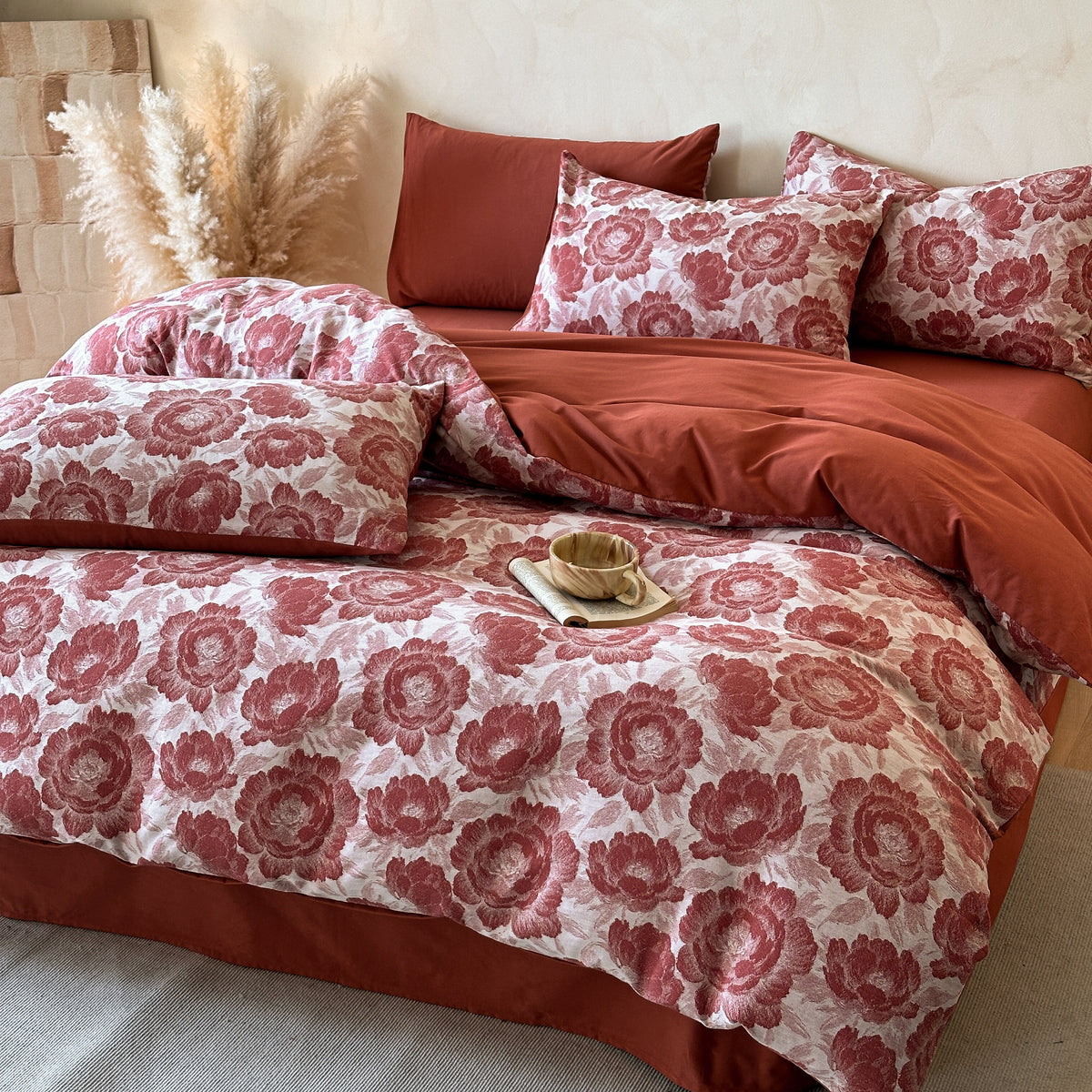 All-Season Ultra-Luxe 100% Cotton 4-Piece Bedding Collection