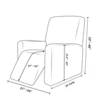 Cilinea Lying Chair Sofa Cover With Center Console
