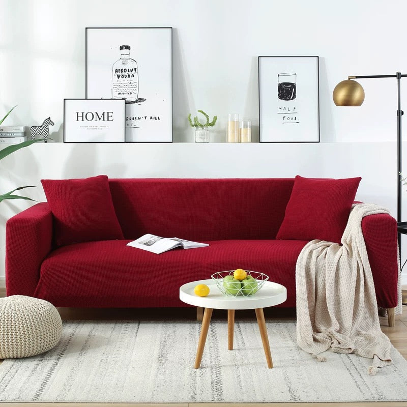 Cilinea Stretch Non-slip Polar Fleece Sofa Cover