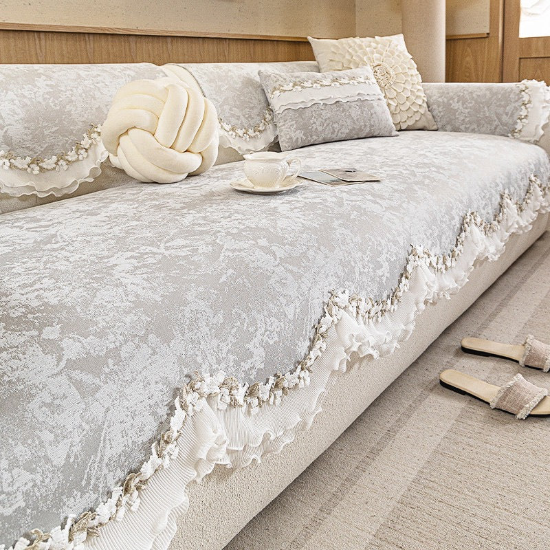 Premium All-Season Non-Slip Sofa Cover – Cat Scratch Resistant, High-End Fabric