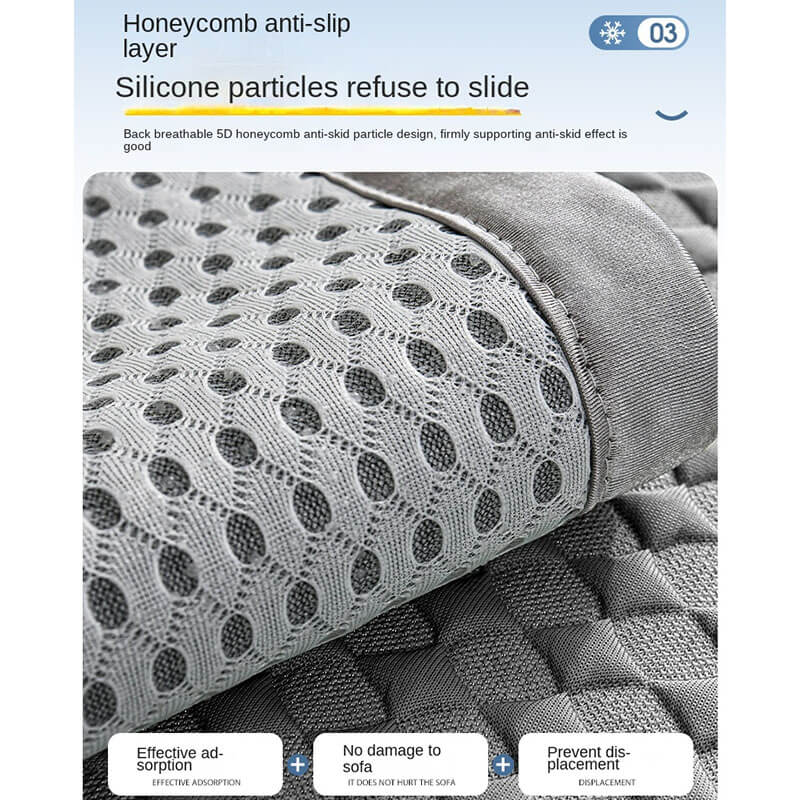 Cool Bean Ice Silk Sofa Cushion, Summer Non-Slip Seat Cushion, Best-Selling Summer Sofa Cover