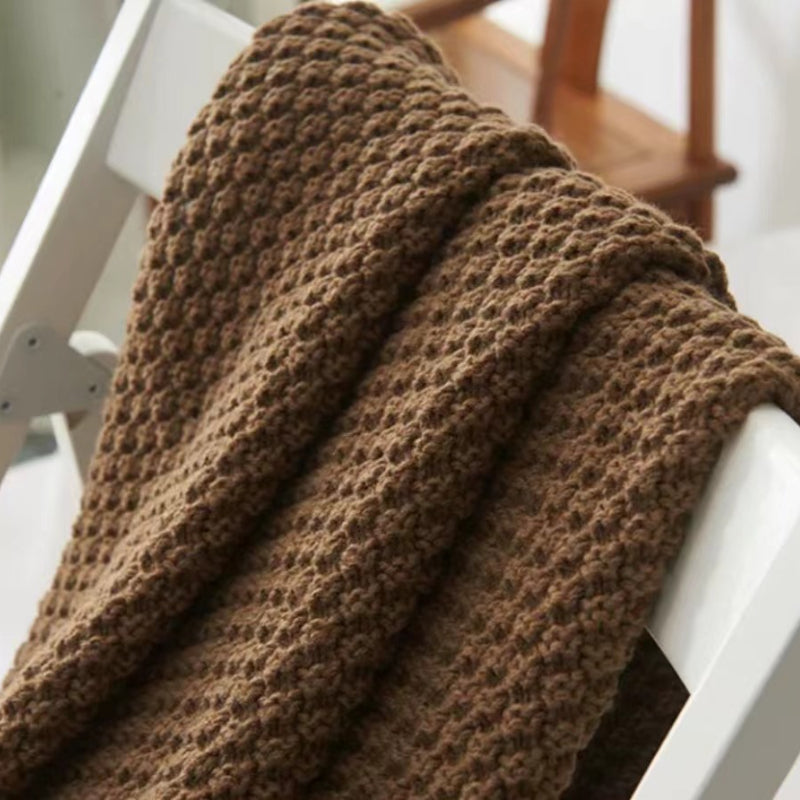Cilinea Tassel Knitted Blanket