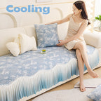 Sofa Cooling Mat with Anti-Slip Premium Irregular Seat Cushion