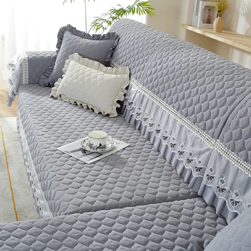 Cilinea Silicone Bottom Sofa Cushion Combination Set