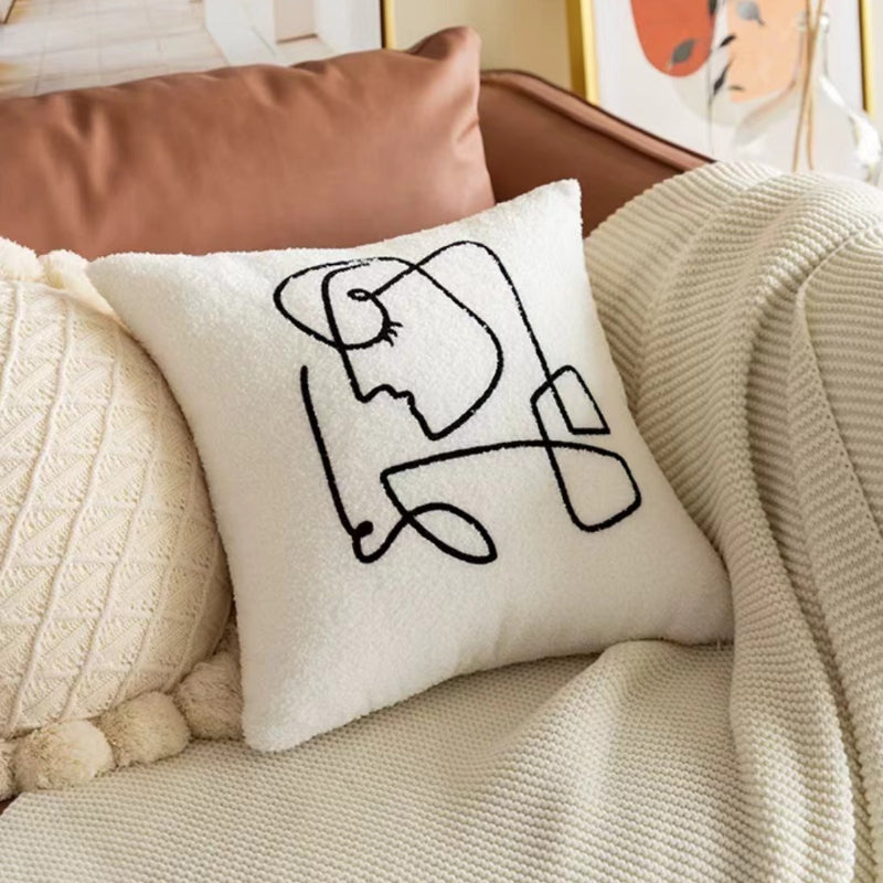 Cilinea Vintage Art Style Pillow