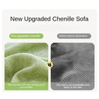 Four-Season Universal Cartoon Chenille Sofa Cover, Non-Slip, All-Inclusive