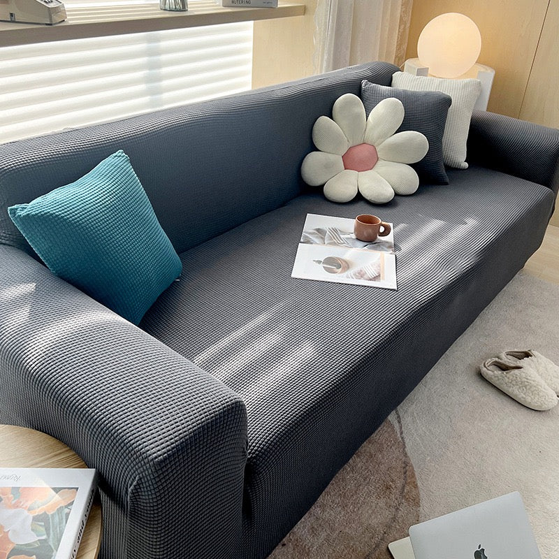 Cilinea Stretch Non-slip Polar Fleece Sofa Cover