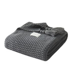 Cilinea Tassel Knitted Blanket