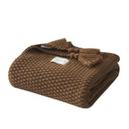Cilinea Tassel Knitted Blanket