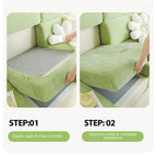 Four-Season Universal Cartoon Chenille Sofa Cover, Non-Slip, All-Inclusive