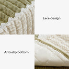 Corduroy Sofa Cushion, Four-Season Universal Plush Non-Slip Cover