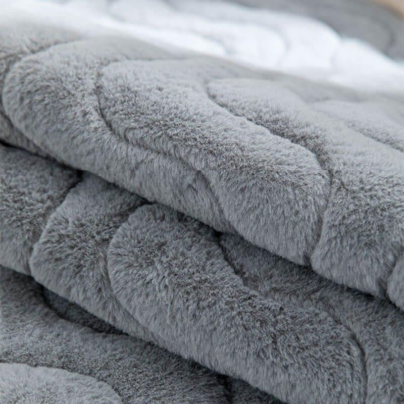 Cat Feeling Plush Sofa Cushion, Universal Simple Modern Sofa Cover Towel