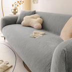 Ultra-Soft Skin-Friendly Plush Sofa Protector Cover - Full Coverage Furniture Mat for Couch Protection
