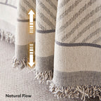 Classic Geometric Chenille Pattern Sofa Throw Cover