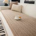 Creamy Soft Breathable Lambskin Sofa Cover
