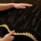 Trendy Chenille Anti-Scratch Elegant Wavy Shaped Couch Cover