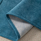 Chenille Anti-Scratch Sofa Armrest Cover with Magazine Holder, Comfortable Couch Protector for Living Room Furniture