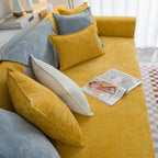 Cloud Woven Velvet Thick Non-Slip Scratch-Resistant Couch Cover