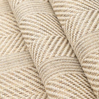 Minimalist Herringbone Weave Breathable Faux Linen All-Season Sofa Cover