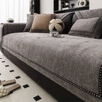 Simple Modern Jacquard High-Density Non-Slip Chenille Sofa Cover