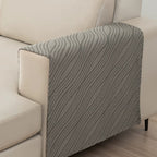 Soft Furry Sofa Armrest Cover Set – Non-Slip Couch Protector for Living Room Furniture