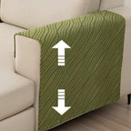 Soft Furry Sofa Armrest Cover Set – Non-Slip Couch Protector for Living Room Furniture