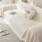 Soft Water-Resistant Teddy Plush Sofa Throw Cover