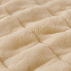 Solid-Color Fluffy Thickened Couch Cover for Sofa Decor