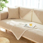 Hand-Woven Cotton Linen Non-Slip Sofa Cover, All-Season Model