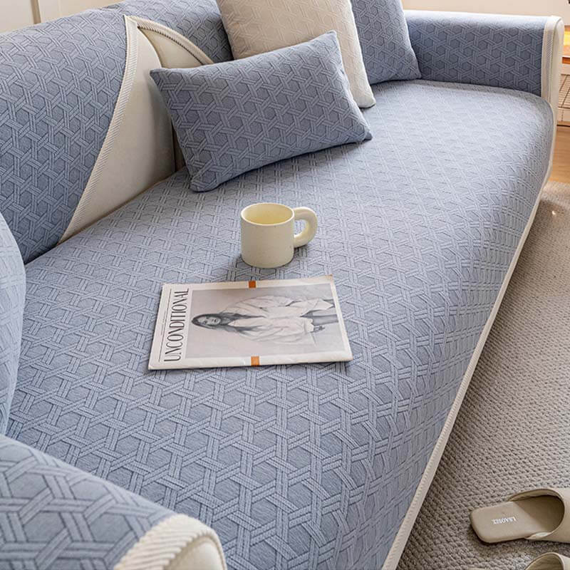 Jacquard Chenille Fabric Waterproof and Oil-Proof Sofa Cover