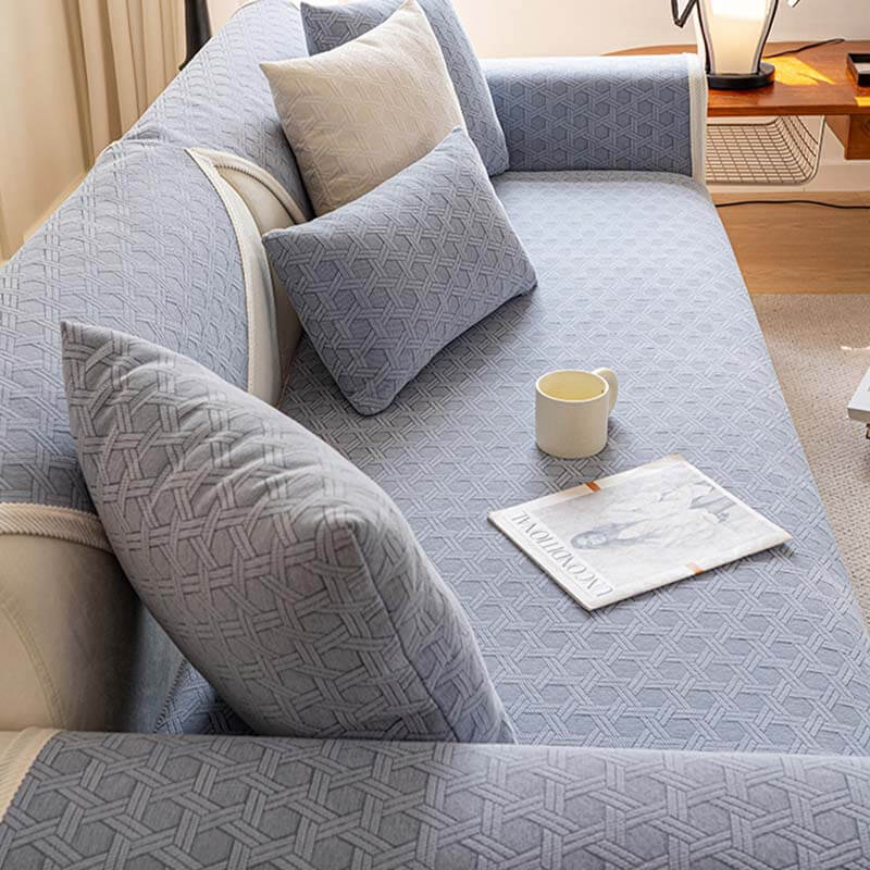 Jacquard Chenille Fabric Waterproof and Oil-Proof Sofa Cover